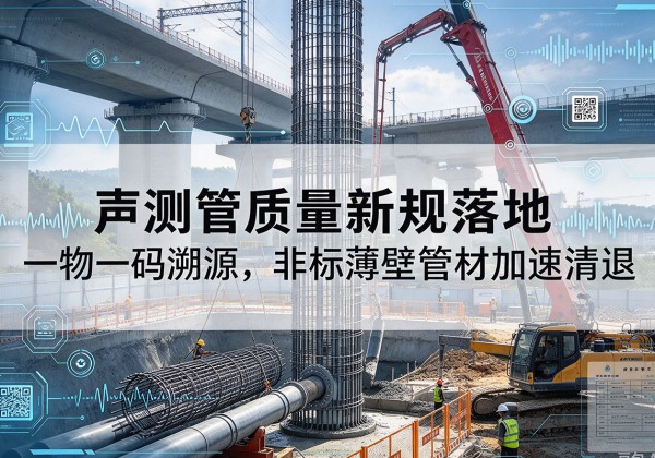 泸西声测管质量新规落地，一物一码溯源，非标薄壁管材加速清退