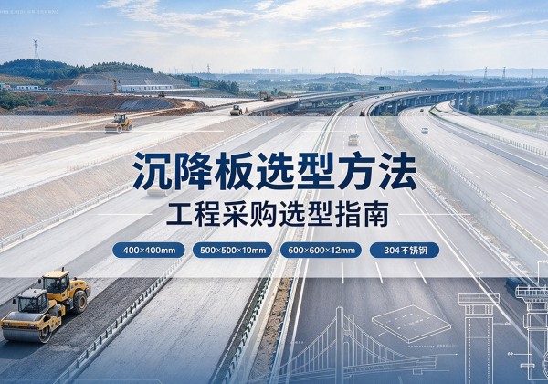 泸西沉降板选择方法